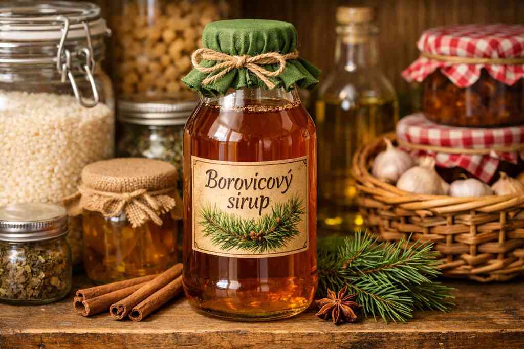 borovicový sirup recept